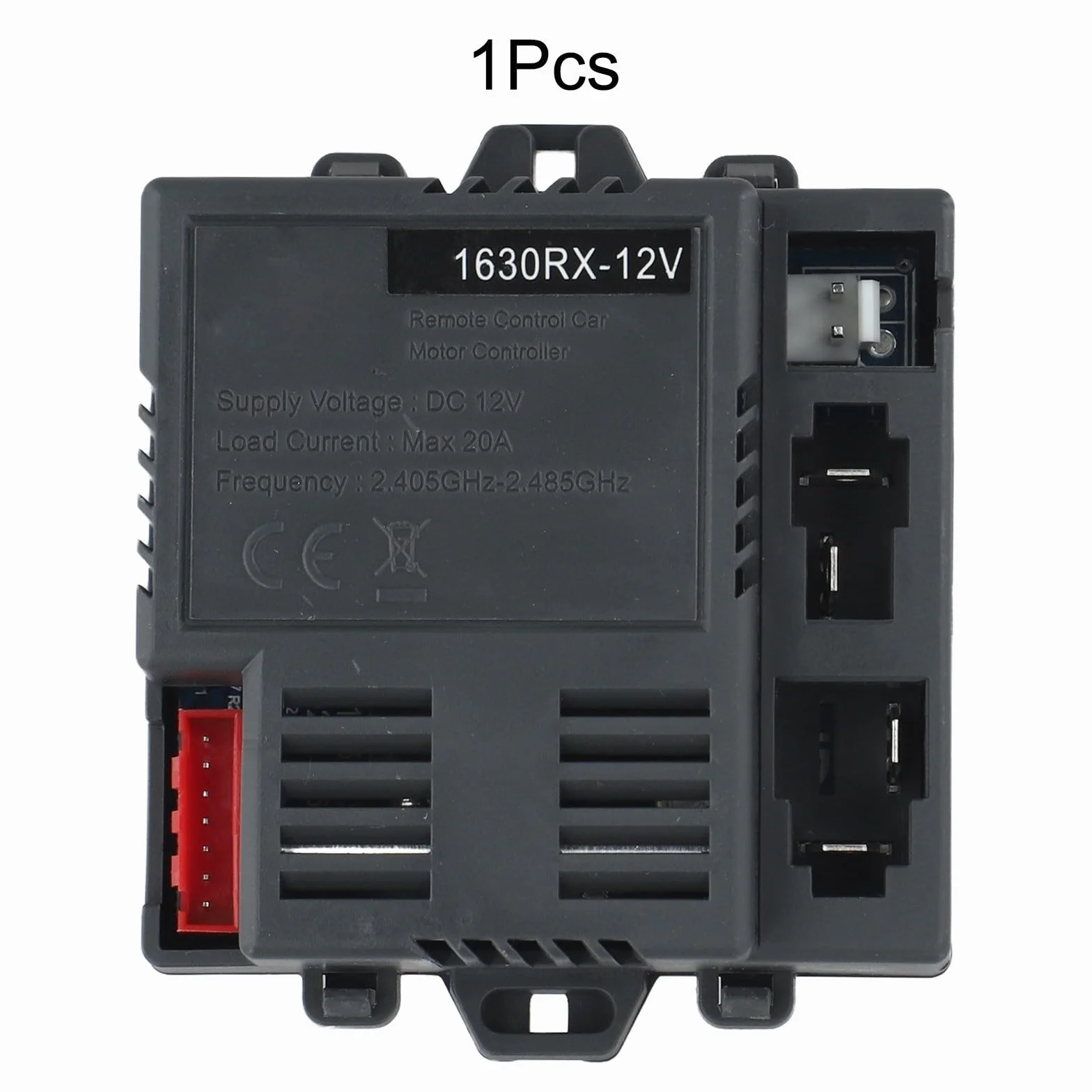Besttoolifes JR1630RX-12V Receptor coche eléctrico niños 2.4G control remoto arranque lento ABS 7 Pin 12V