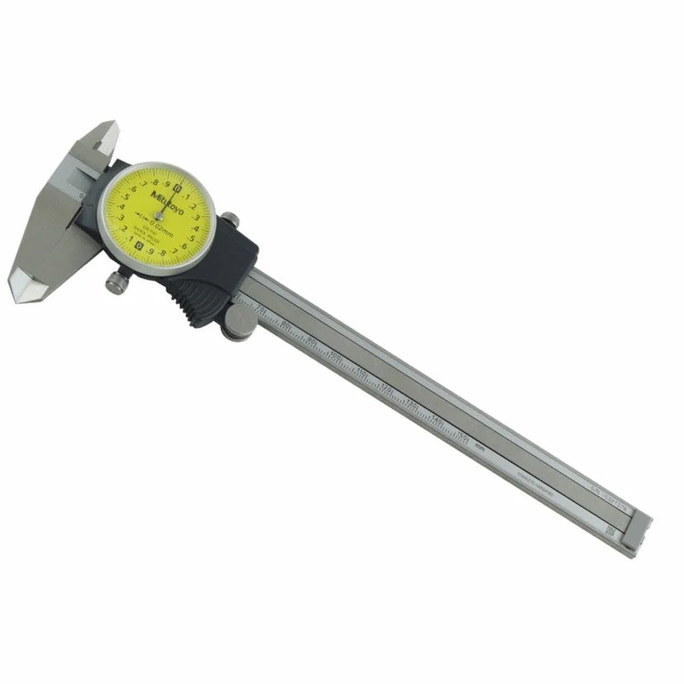 Mitutoyo 505 – 730 Serie 505 Dial Pinzas, 0,03 mm Exactitud, 0 mm-150 mm Rango