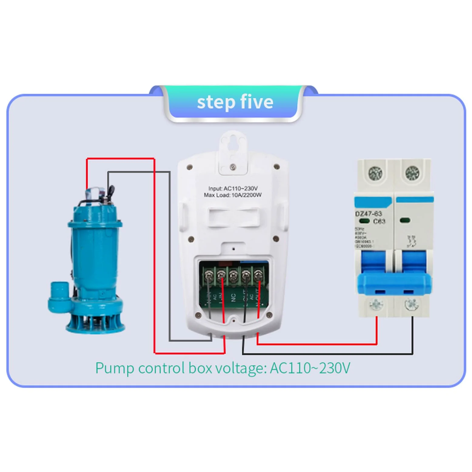 Sensor Ultrasónico de Nivel de Agua, Medidor de Nivel de Líquido Inalámbrico WiFi de Alta Precisión, Pantalla LED, Alarma Alta y Baja de 110 a 230V