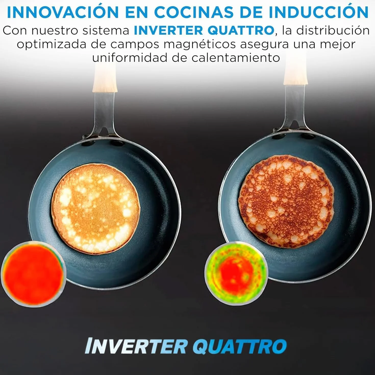 MIDEA Placa Inducción 3 Fuegos 60 cm 7400 W Vitrocerámica Integrada Panel Táctil Inverter Quattro Booster Temporizador