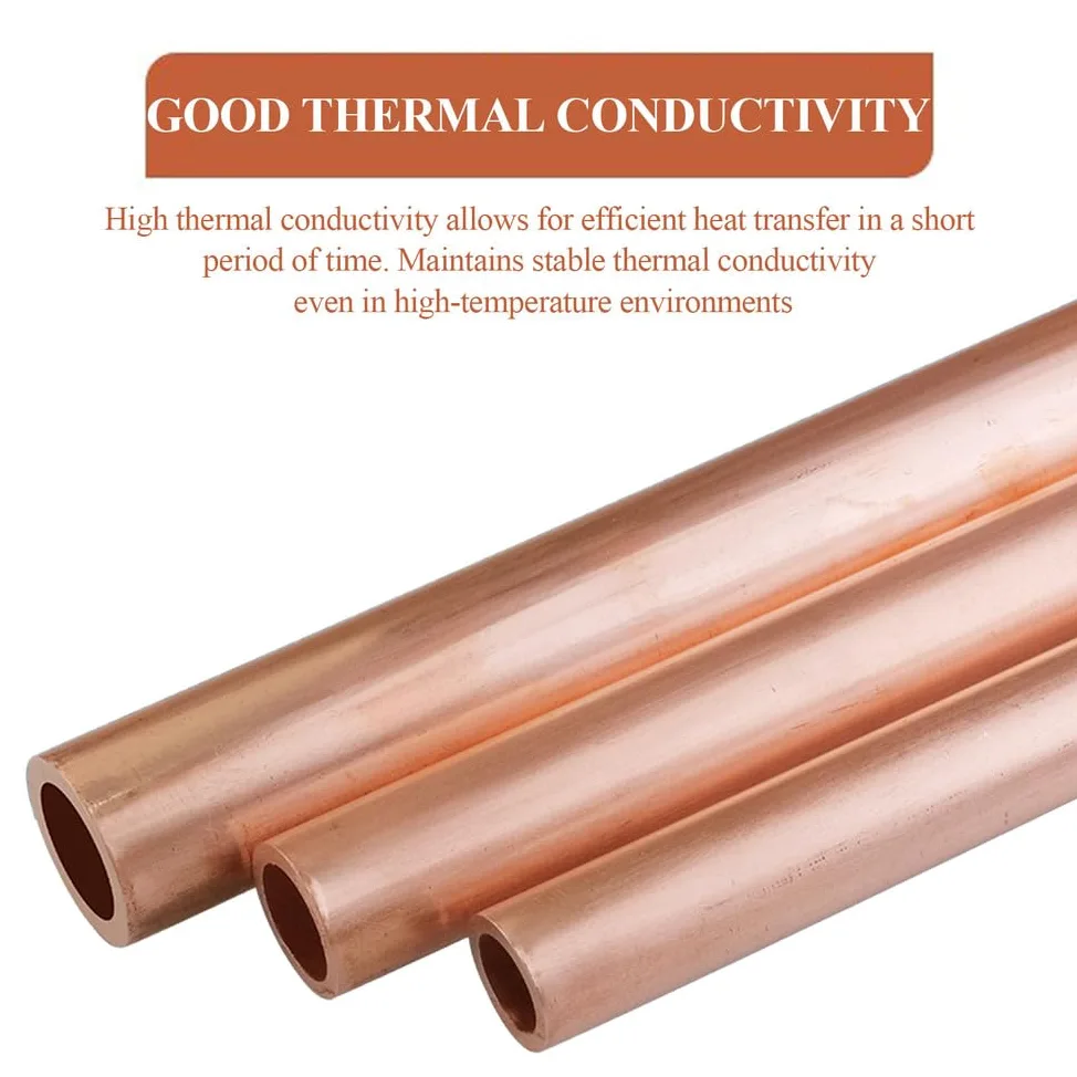 1 Tubo De Cobre 25 Mm Diámetro Exterior, 500 Longitud, Redondo Sin Costuras T2 | Tubería de cobre puroProyectos de laboratorio de ingeniería de bricolaje de alta ductilidad