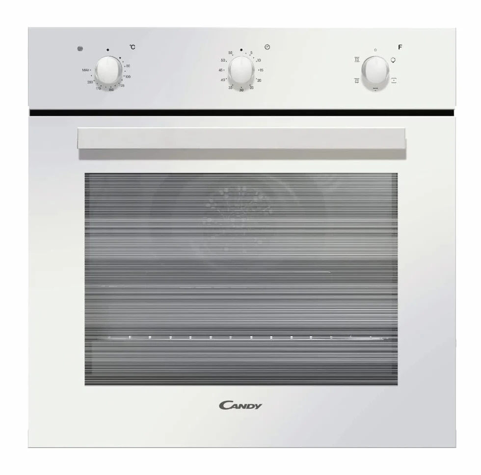 Horno Multifunción 65L Cristal Blanco Clase A