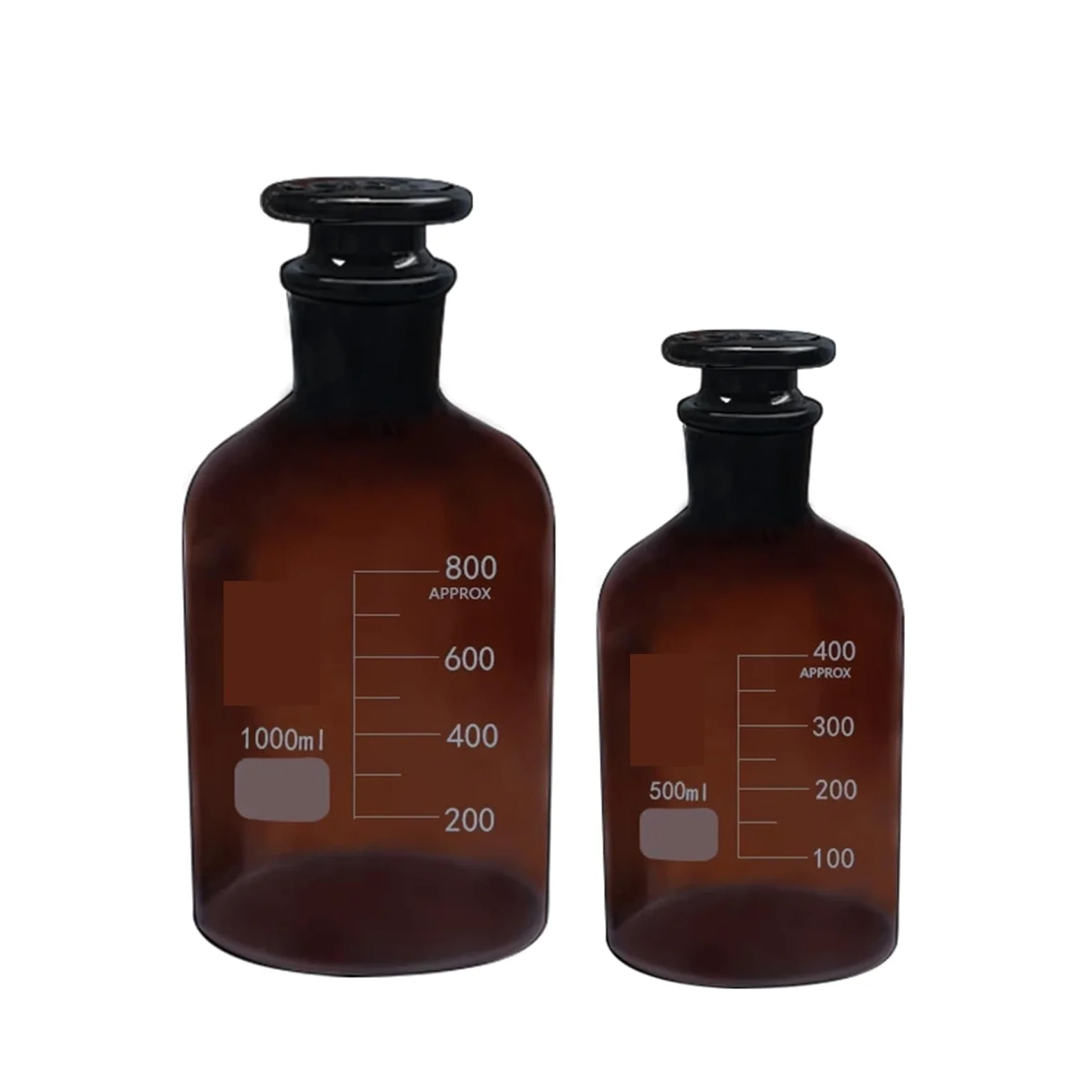 Frascos para reactivos, Frasco de reactivo de Boca pequeña de Laboratorio, Boca esmerilada, 60/125/250/500/1000 ml(1000mllx1pcs)