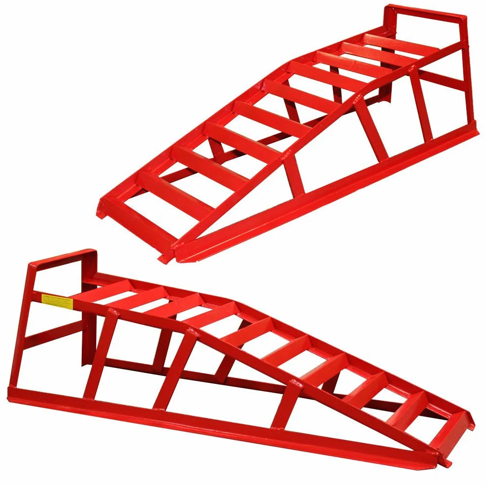 Rampas Elevadoras para Coche 2 toneladas Portátiles Extra Sólidas Ancha, 2 Unidades