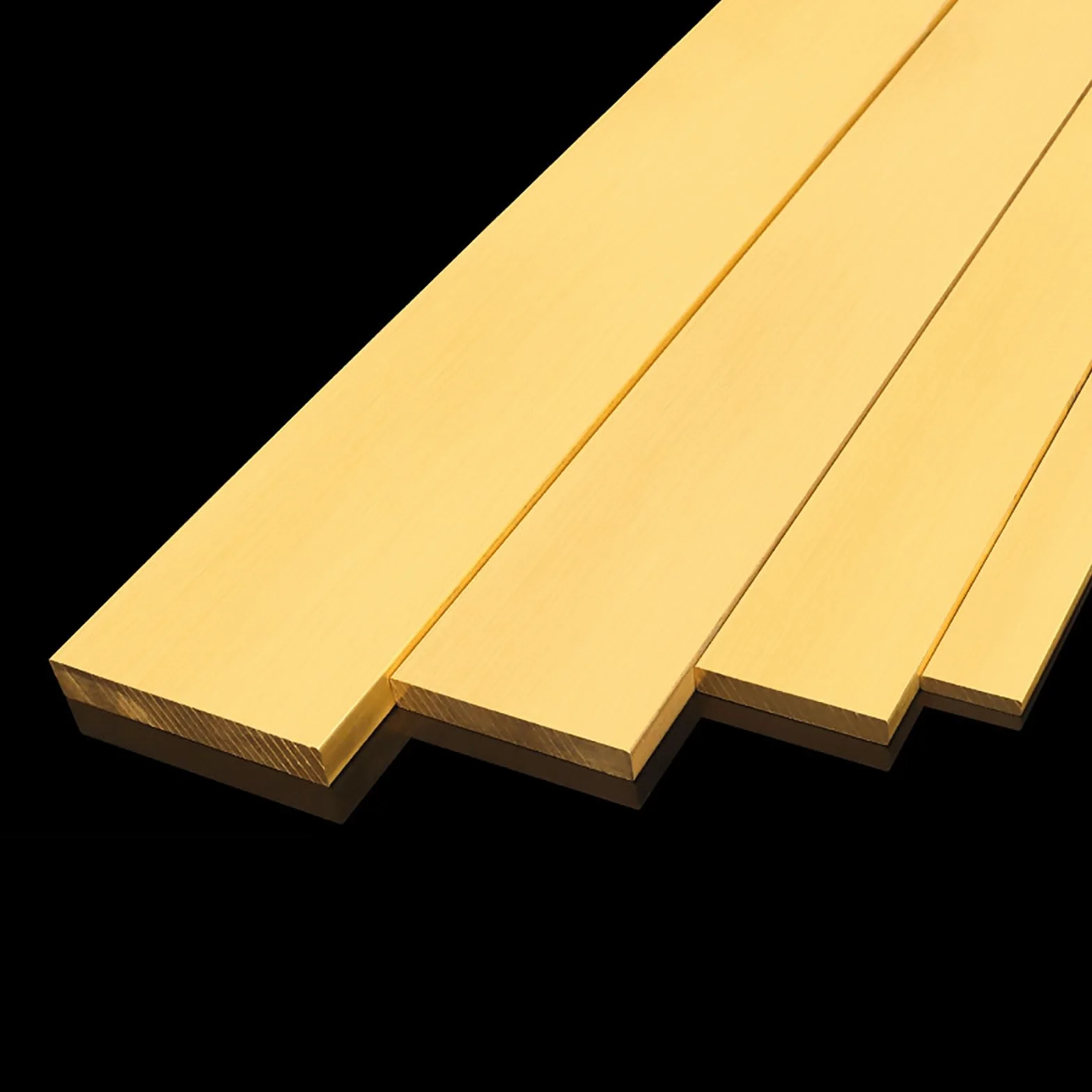 Barra Plana de Latón, Espesor 6-9 mm, Longitud 500 mm, Placa de Latón para Fabricación de Cuchillos y Manualidades,8mm*90mm*500mm