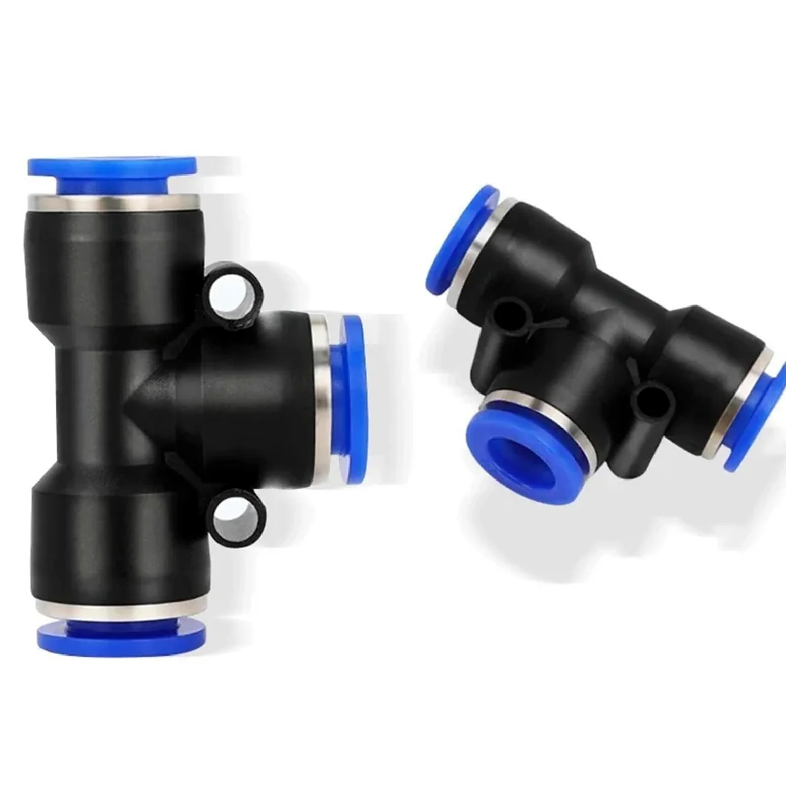 5 conectores rápidos for tubos de aire neumáticos, de plástico PU PY, de 4 mm, 6 mm, 8 mm, 10 mm y 12 mm.(SA(5PCS),12mm)