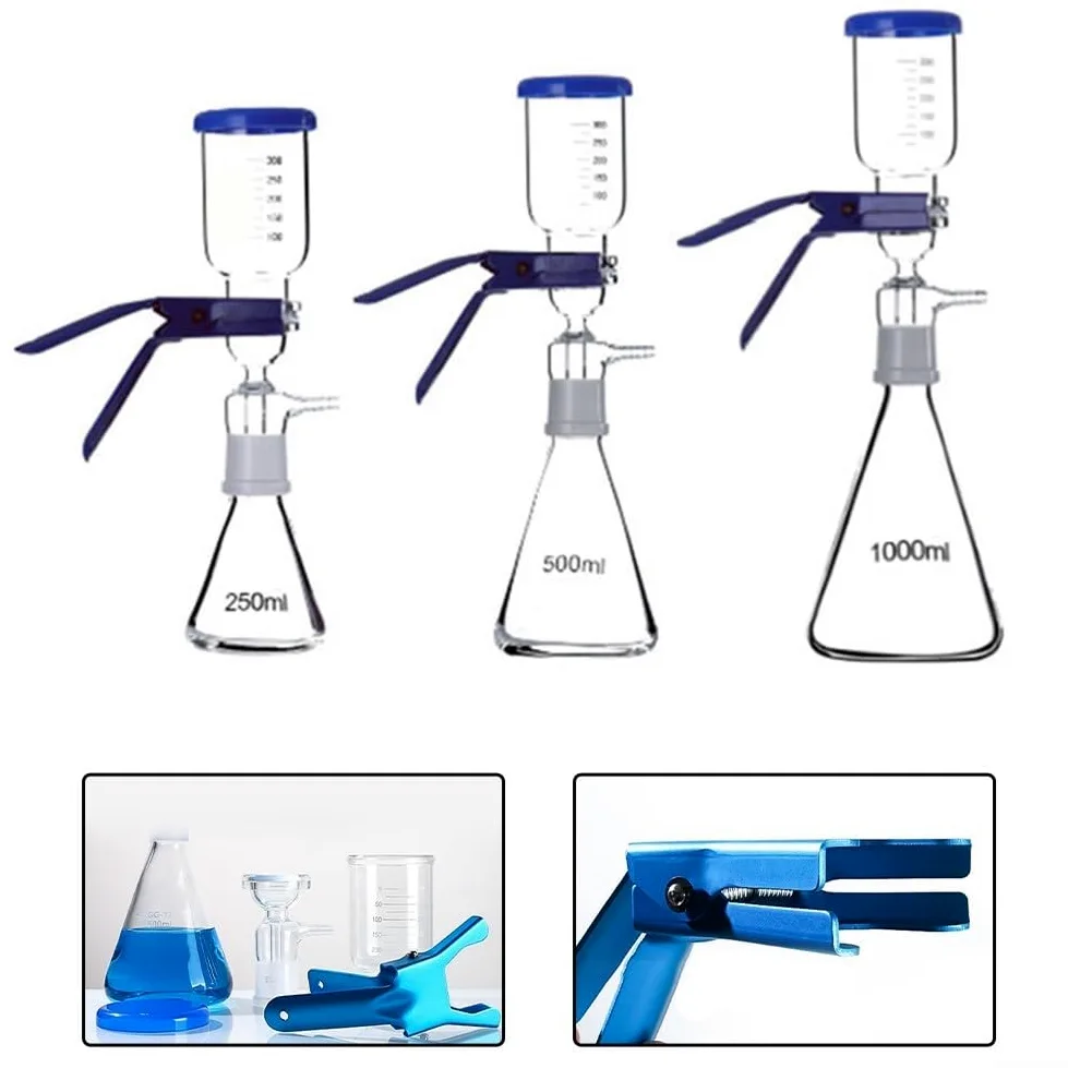 equipo del filtro de vacío del laboratorio de 250ml a 1000ml con la base de la arena para el análisis cromatográfico (250ml)