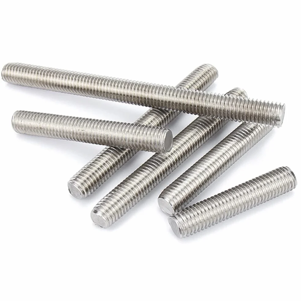 Varilla Roscada Doble Extremo M10x140mm Acero Inoxidable 2 pcs