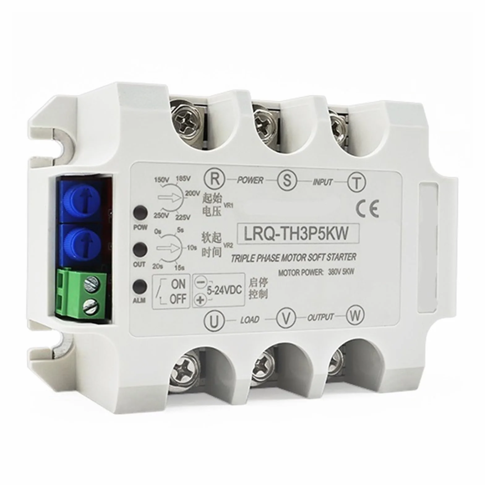 Arrancador Suave de Motor monofásico o trifásico Módulo de Arranque Lento Relé de Estado sólido Controlador de descompresión y reducción(3 Phase 22KW Module)