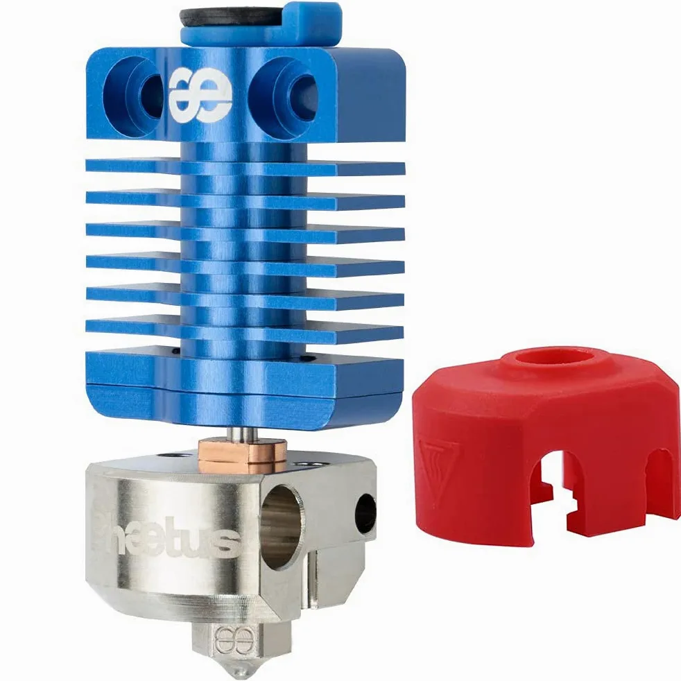 Kit de Cabezal de extrusión Dragonfly BMS - Aislante térmico bimetálico, Boquilla de Cobre Plateado, Bloque de calefacción para Impresora 3D CR10, Ender 3s, Ender 3 Pro, V2, CR-10, Ender 5 Pro