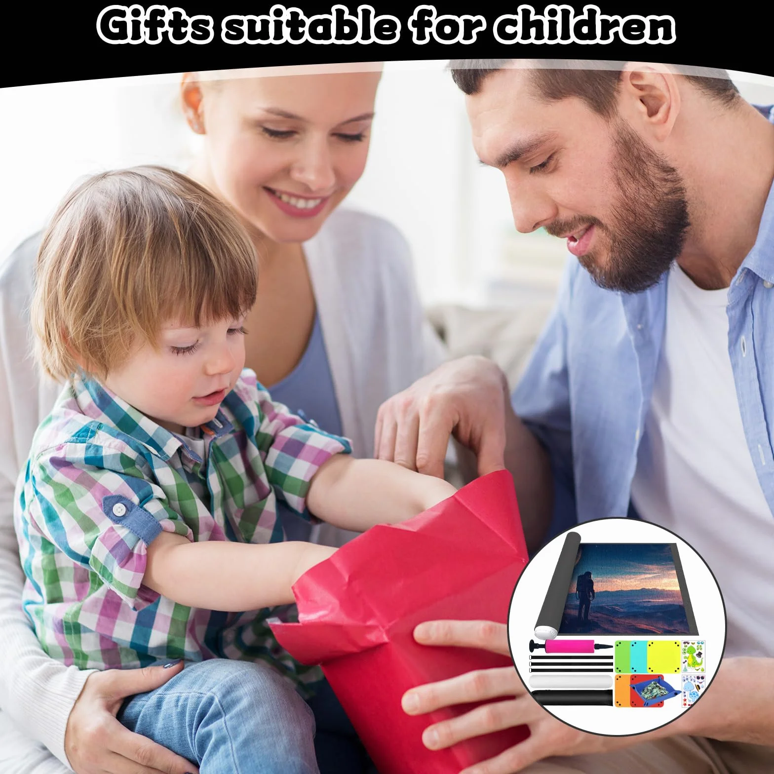 Puzzle Mat 3000 Pieces Portable Felt Puzzle Guard Mat (Grey)