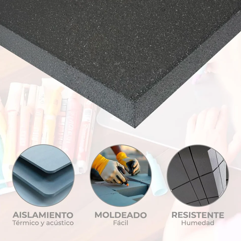 Plancha Poliestireno Expandido EPS 20 kg/m3 30 mm Aislante Térmico Alta Densidad