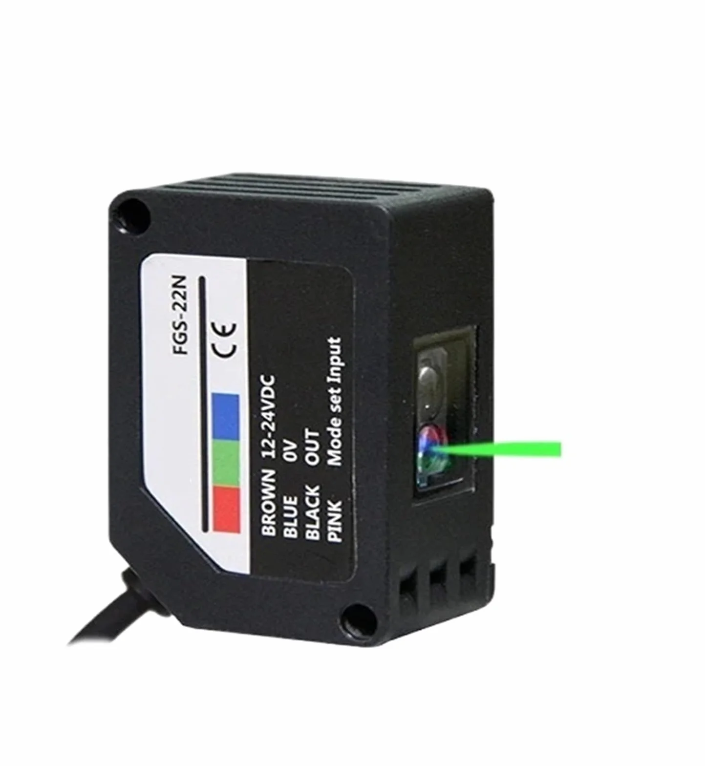 Sensor fotoeléctrico de reconocimiento de Color, Interruptor fotoeléctrico de corrección de Color, Sensor de Color RGB(FGS-22N)