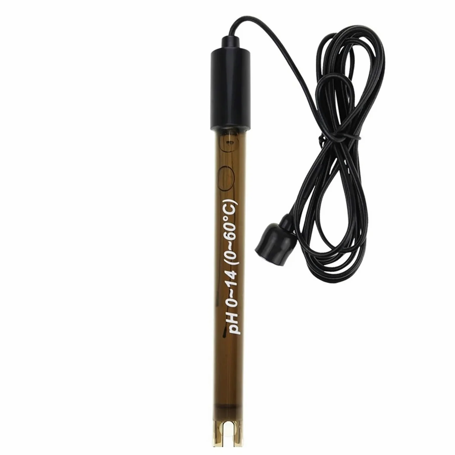Sonda de pH for piscinas con conector BNC de 50 ohmios, cable de 200 cm, for hidroponía y acuarios. Incluye sonda for medir el pH del agua.,Análisis confiable