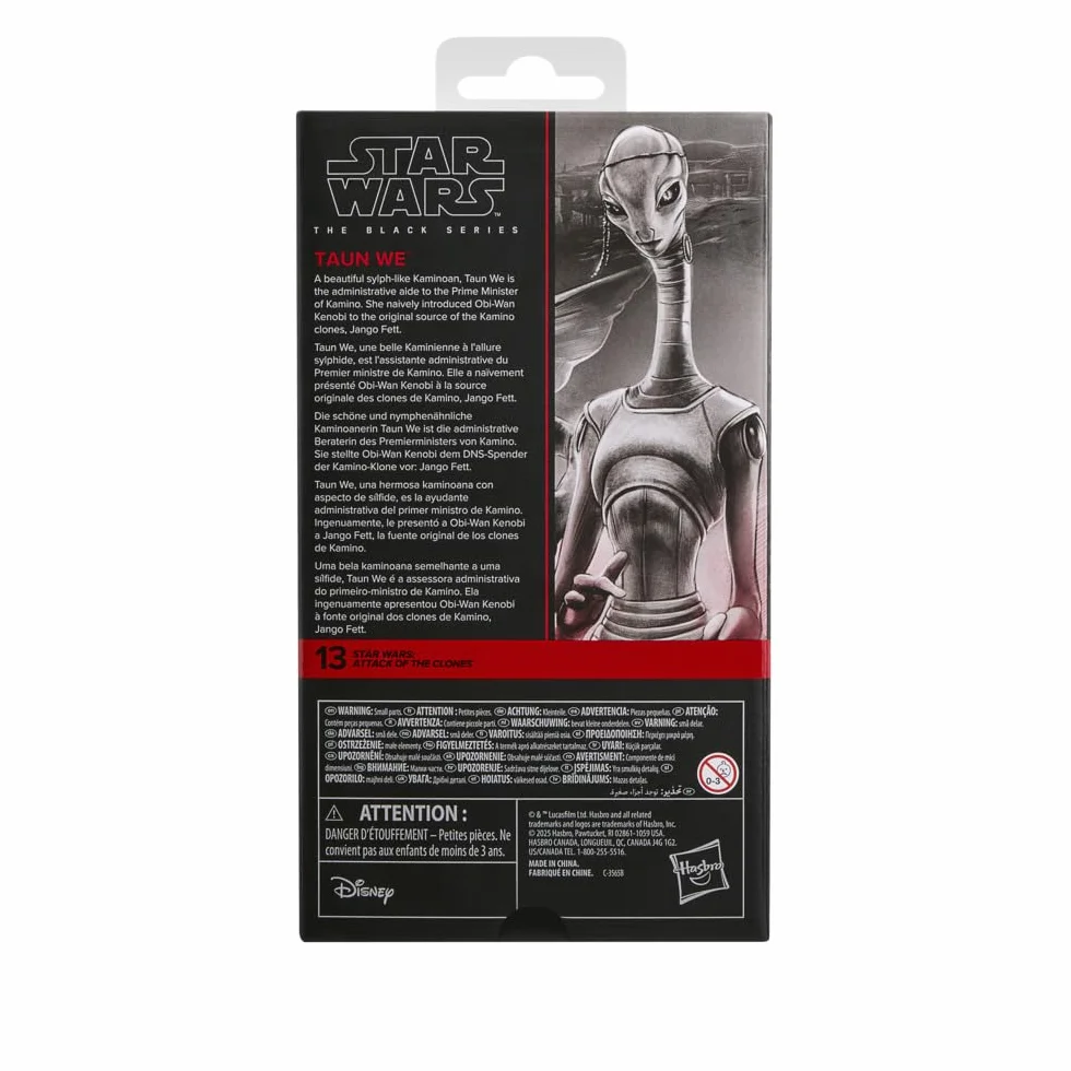 Star Wars The Black Series Taun We Figura Premium Coleccionable de 15 cm