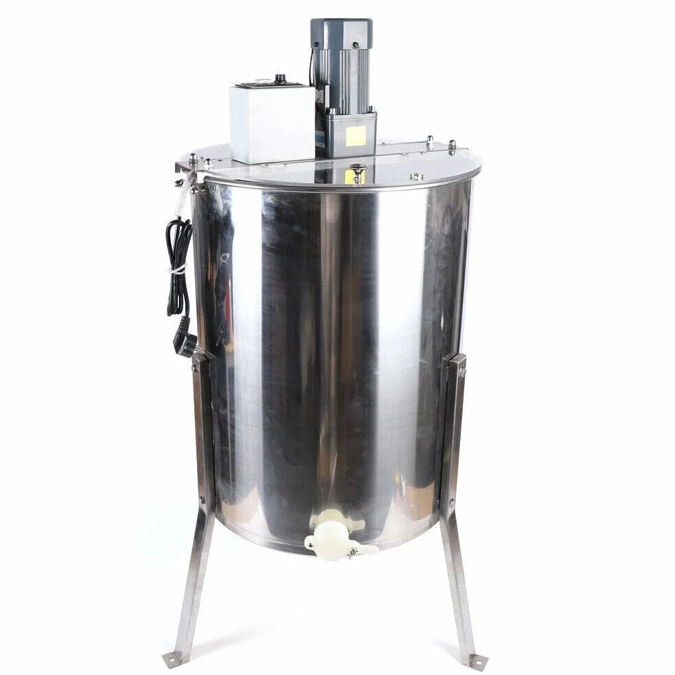 Extractor de miel eléctrico de acero inoxidable, extractor de miel, extractor eléctrico tangencial, colector de miel, 220 V, 120 W, extractor de miel, apicultor para apicultura, abeja, compatible con