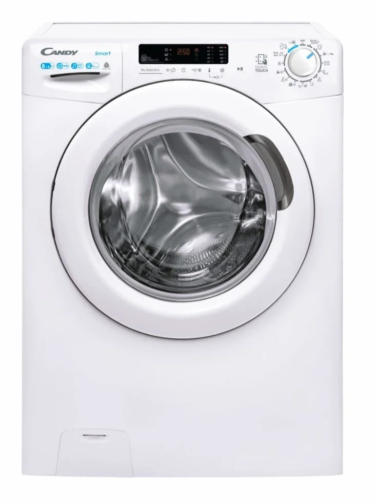 Candy Smart CSWS 4852DWE/1-S Lavasecadora 8KG+5KG 1400RPM Digital NFC 15 Ciclos Vapor Blanco