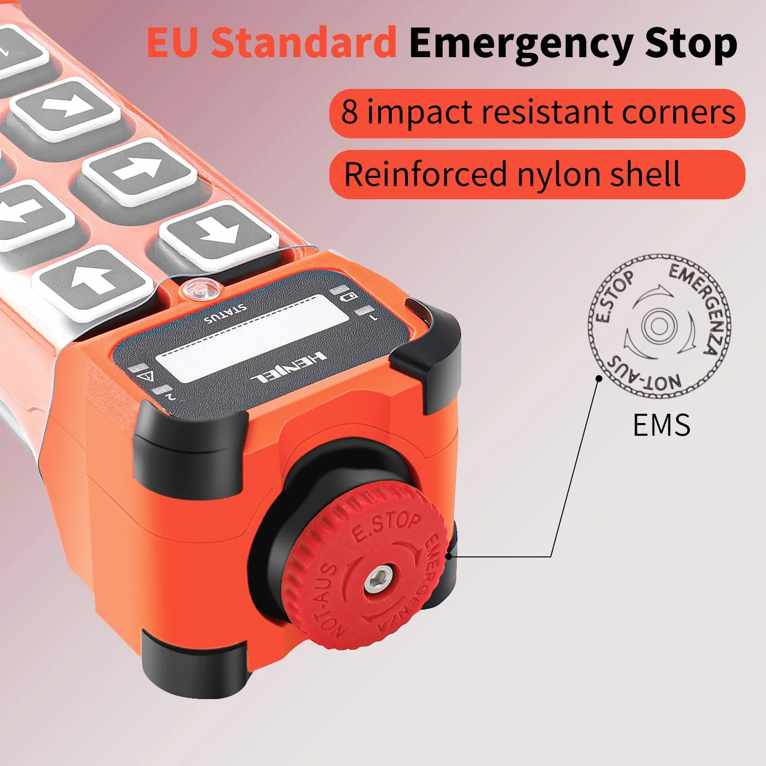 8 canales 12V 24V 48V grúa industrial inalámbrica de radio de control remoto para polipasto eléctrico de cadena puente grúa viajera volquete remolque de camiones 2 Transmisores y receptor
