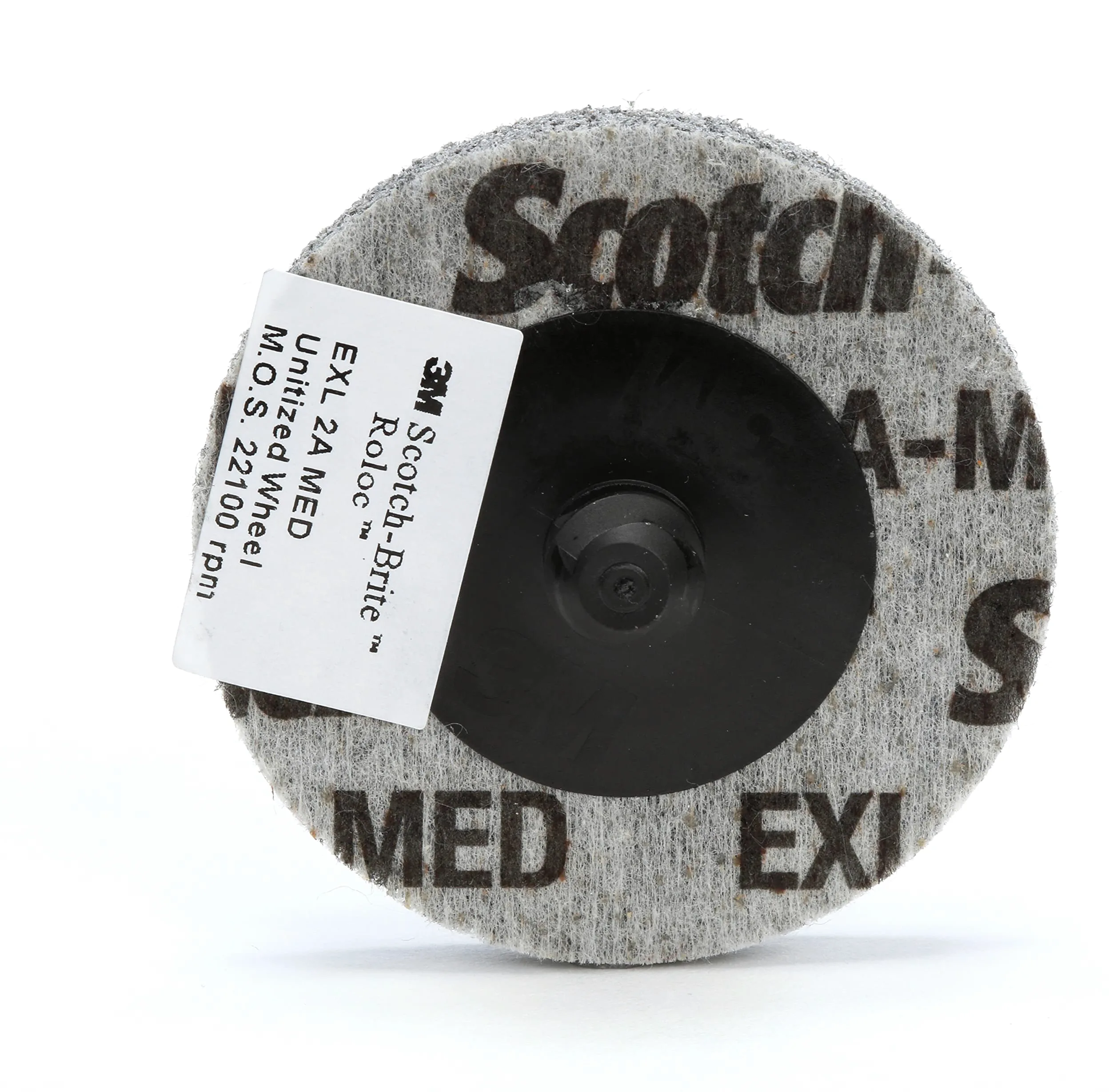 3M Scotch-Brite Roloc EXL Disco Unitized XL-DR, 50 mm x 6 mm, 2A Medio | 15 por paquete