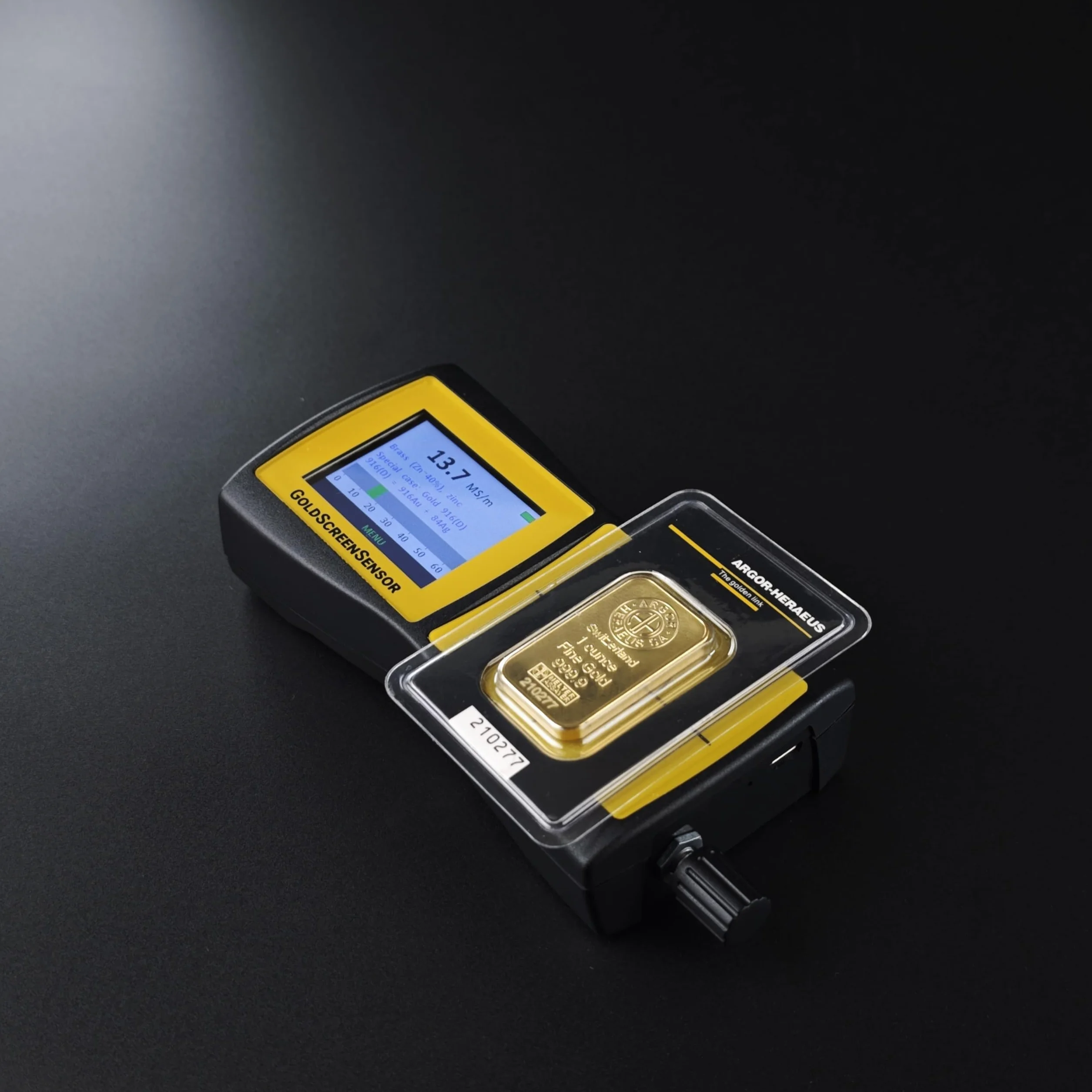 GoldScreenSensor - Comprobador para monedas & lingotes – Comprobar la autenticidad de metales preciosos