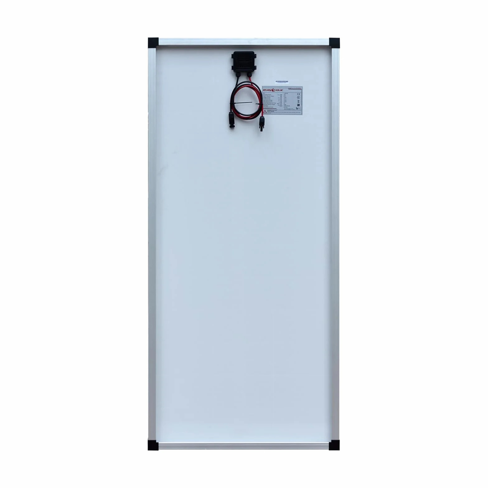 enjoy solar® Panel Solar Monocristalino 200W 36V, PERC 9BB – Ideal para autocaravanas, instalaciones en balcones, casas de jardín y embarcaciones (Mono 200W 36V)