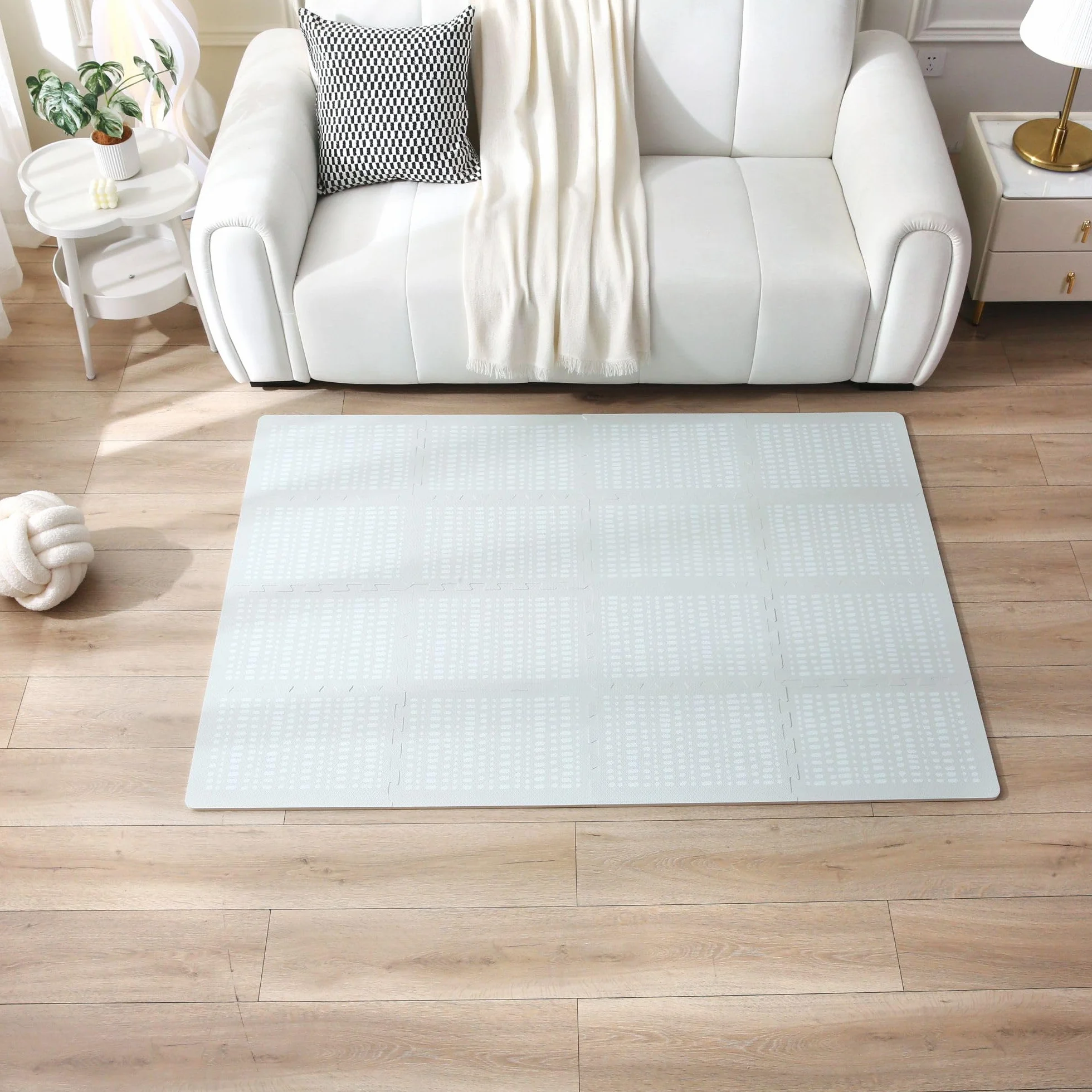 Alfombra Puzzle Suelo Bebe 1,7x1,2m Bosque 16 XL-Placas 60x60cm Esterilla Suave Juegos Bebes Acolchada Libre de Tóxicos Sin Olor Fácil de Limpiar