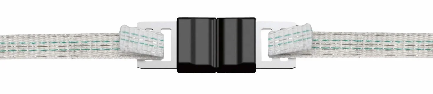 AKO pastos Cinta Conector Litz Clip 20 mm Acero Inoxidable 5 Unidades