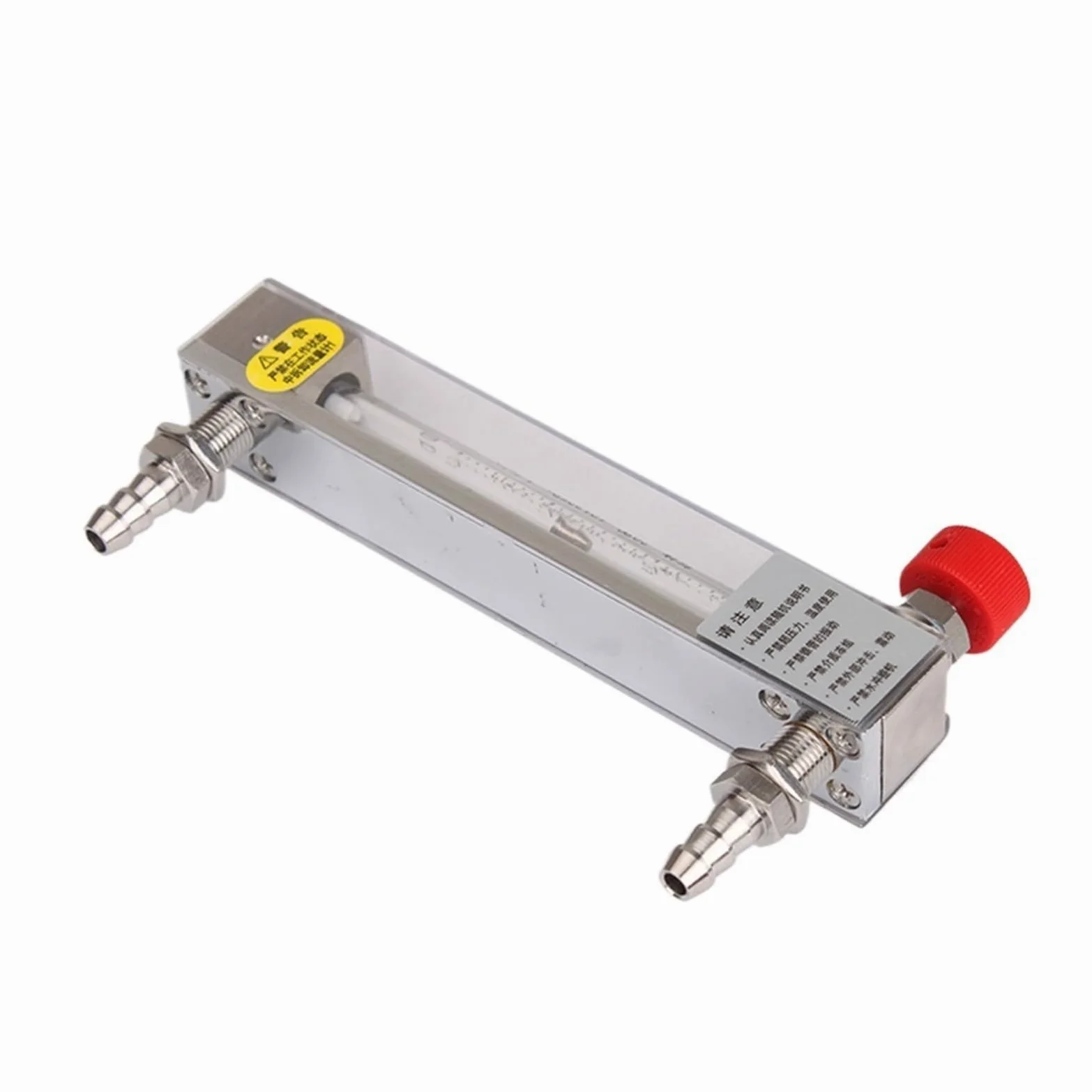 Medidor de caudal de aire y gas de panel LZB rotámetro con válvula de control(Liquid,0.1-1LPM)