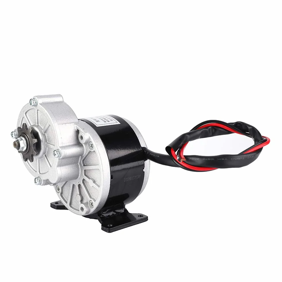 Dioche Motor eléctrico de reducción de engranajes, 250 W Reductor Motores para Scooter E-Bike Motor Eléctrico Motorreductor para Bicicleta, 3000 RPM