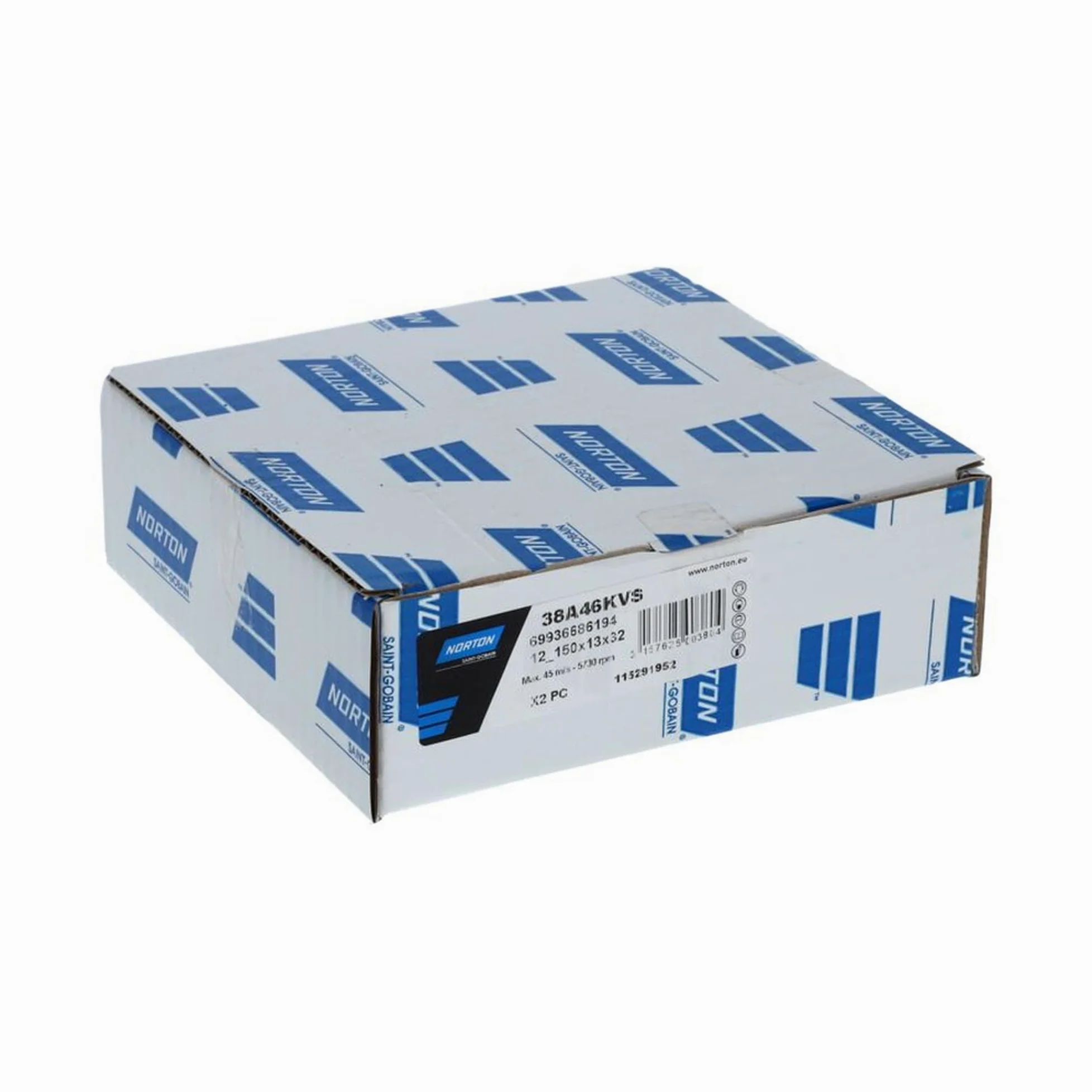 Norton - Muela plana 38a46kvs forma 12 150x13x32