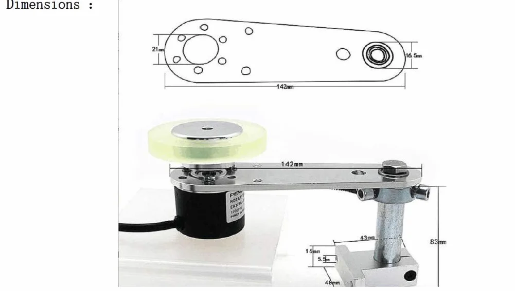 GHW38 5-26Vdc salida de empuje de 300 mm perímetro Longitud de la rueda Posición Medidor de codificador Medidor de resolución 1000 PPR con indicador HB961 lectura en pulgadas o milímetro