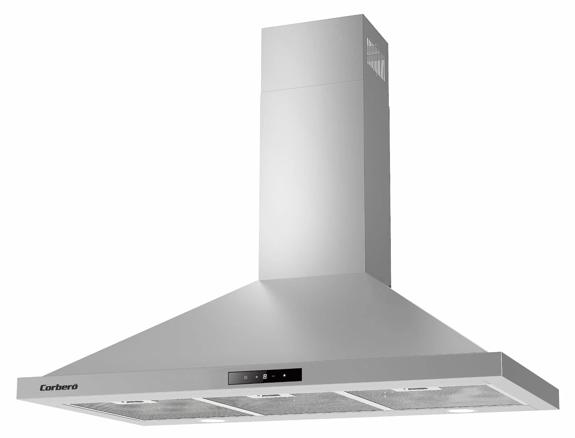 Corberó Campana Extractora Pirámide 90cm NEMRUT975X 754 m3/h 233W Inox