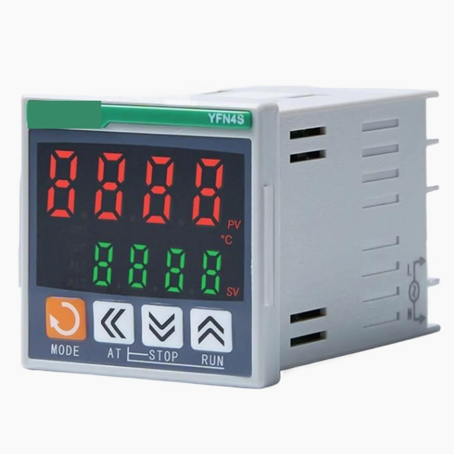 1 controlador de temperatura PID de precisión de 48 x 48 mm, termopar E/K/J/L/T/R/S/PT100/Cu50, relé SSR salida RS485 (salida de relé-RS485)