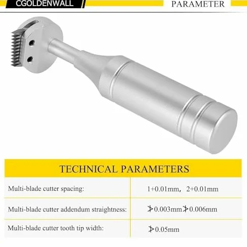 Kit de comprobador de adherencia, cuchillas de precisión para pruebas de revestimientos precisos, herramienta esencial para evaluación de adherencia de película de pintura en laboratorios