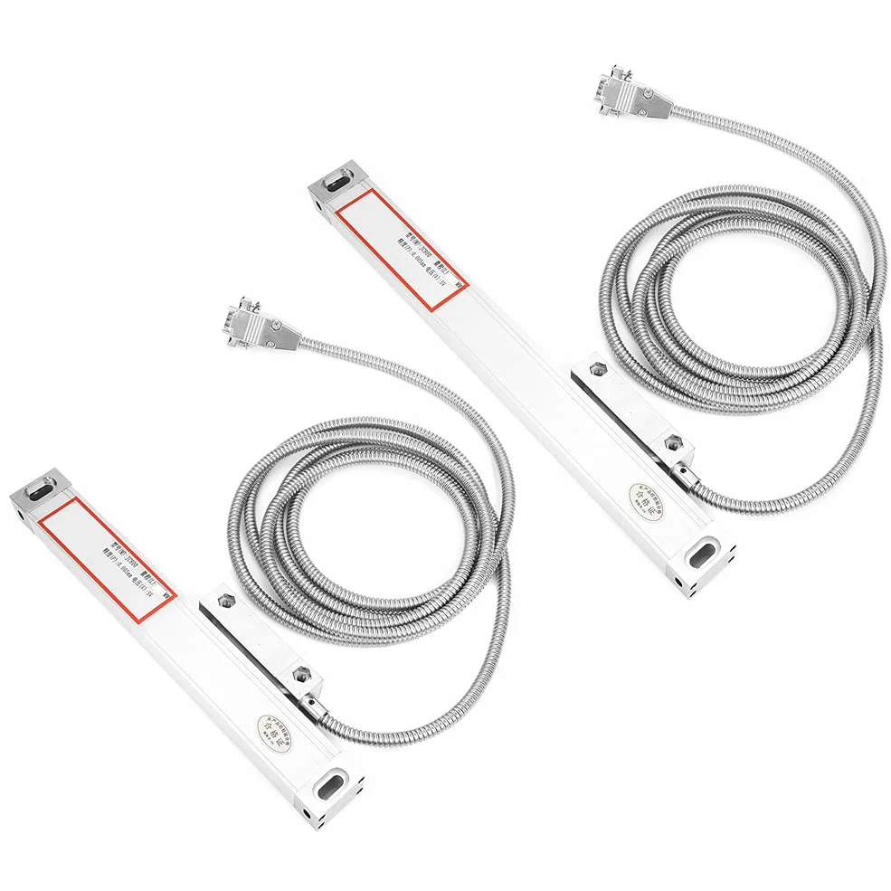 Básculas Lineales DRO, de 0-100 Mm 0-200 Mm para Lectura JCS900-2AE/JCS900-3AE, Aleación de Aluminio, Alta Precisión, Fácil de Instalar