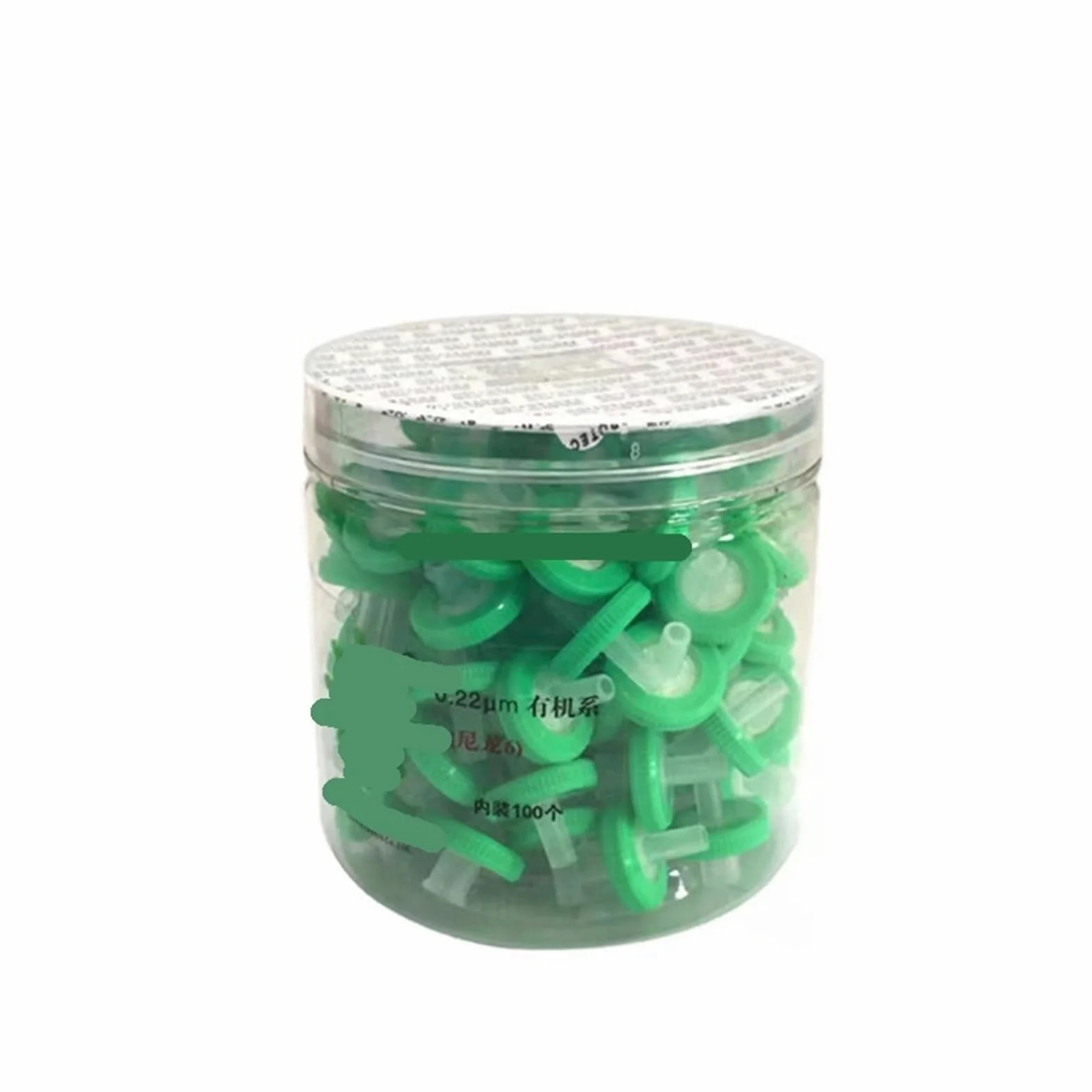 Filtros de Jeringa Lote de 100 filtros de aguja desechables de laboratorio de 13 mm y 25 mm, sistema Aquo/sistema orgánico/PTFE de 0,22/0,45 um, for jeringa de membrana.(25mm 0.45um PES)