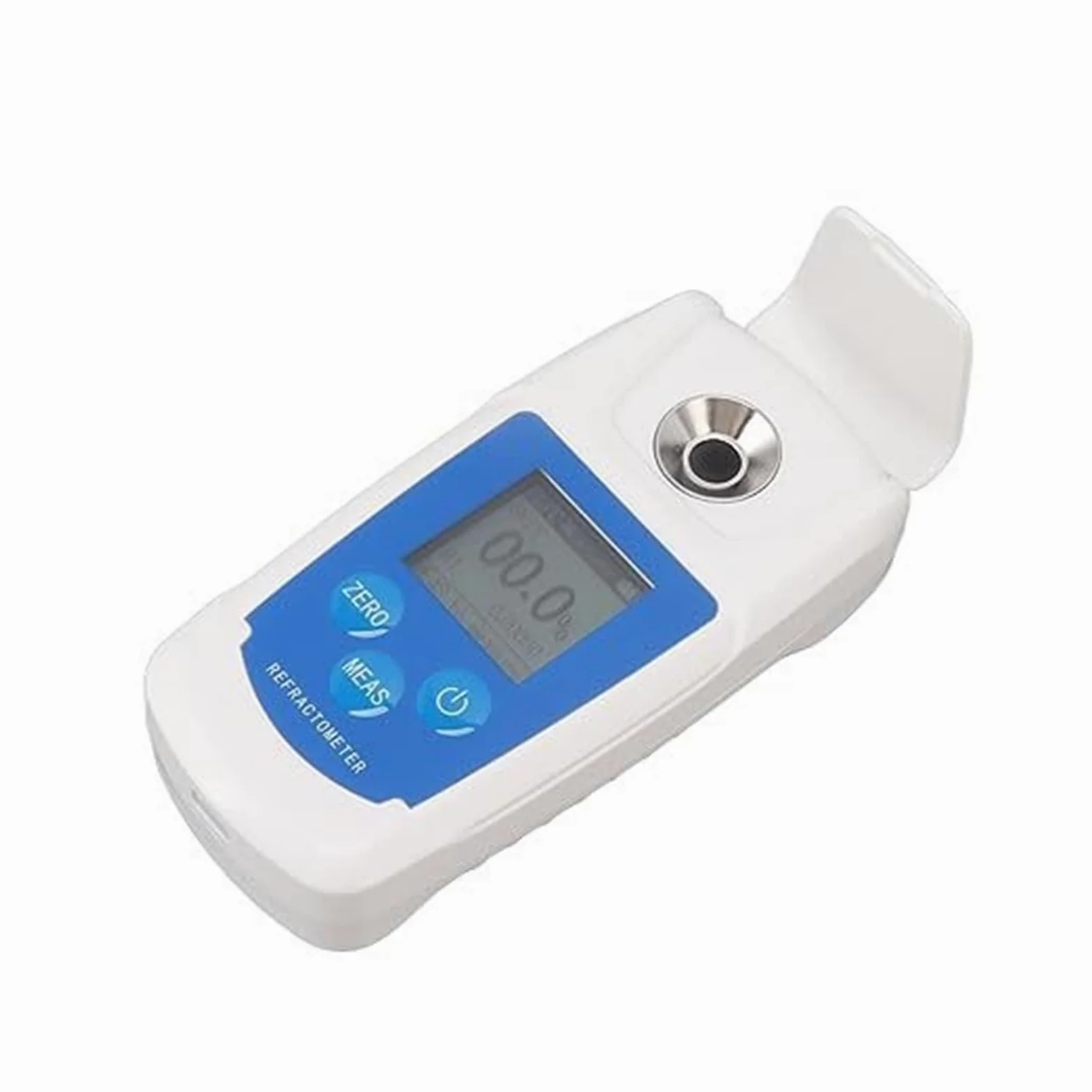 Refractómetro digital, probador de alta precisión 0 55% for medición del contenido jugos, bebidas y azúcar