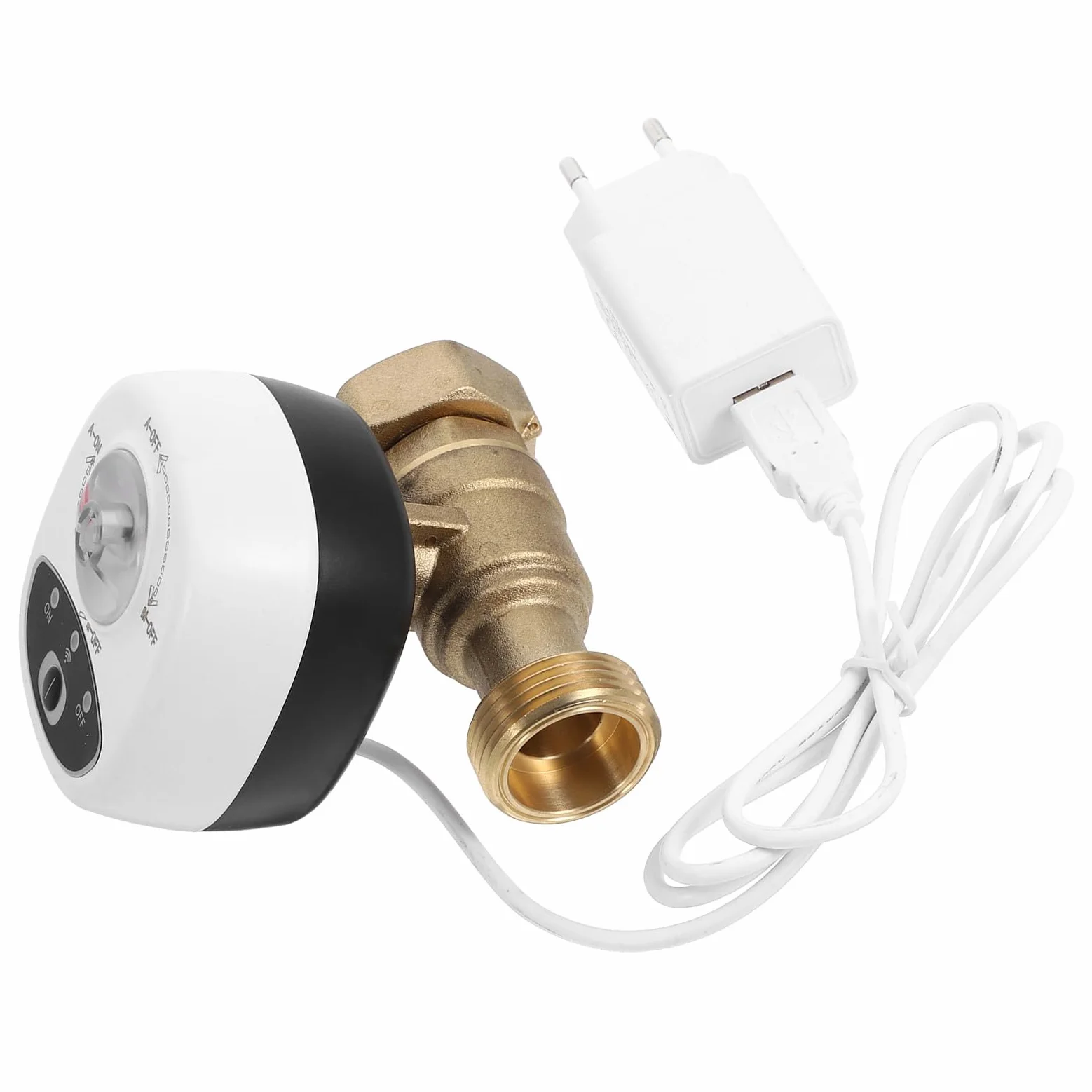 Válvula de Agua Inteligente Wifi con Control Remoto y Fácil Instalación, Material PC y Abs, Adecuado para Sistemas de Riego y Control de Agua