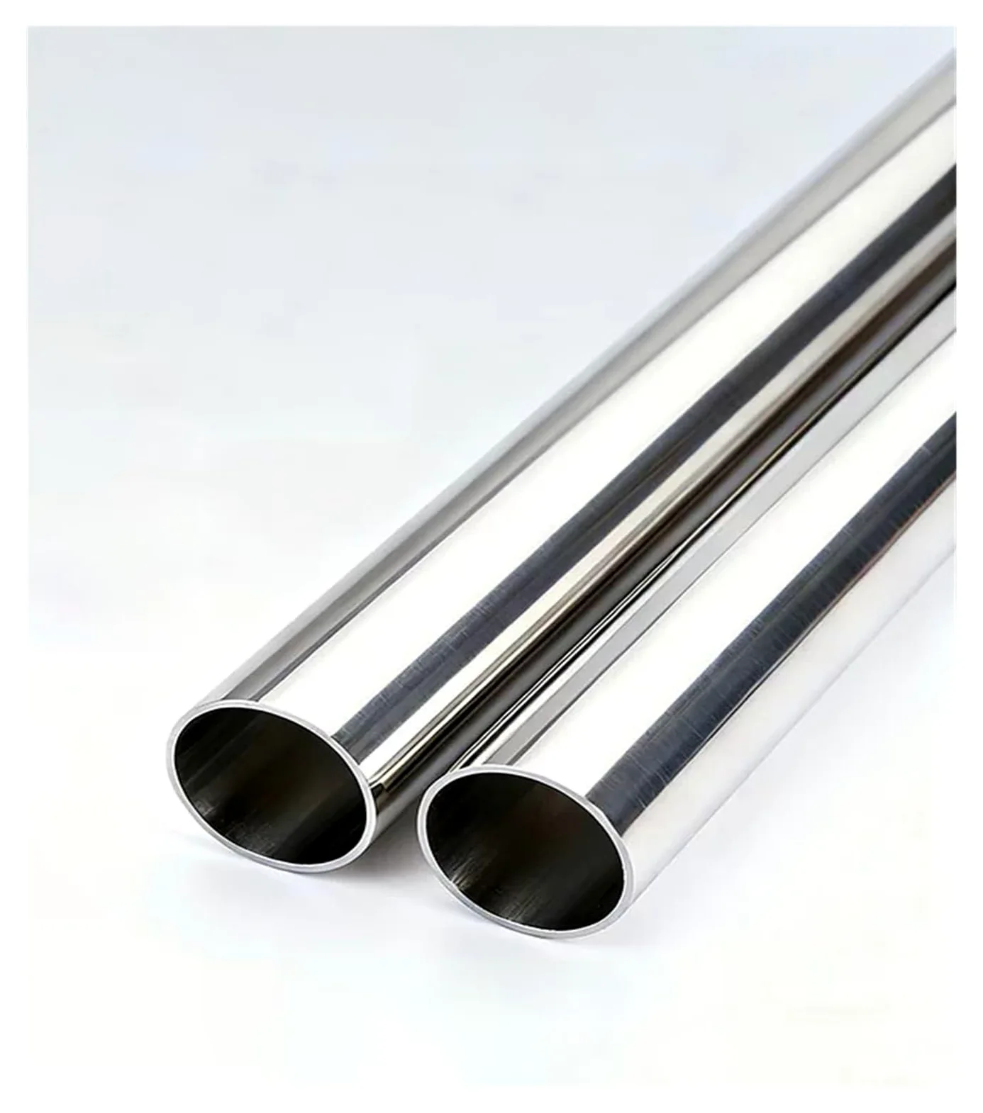 Tubo Redondo Acero Inox 304 50 cm, Tubo Hueco para Fabricación | Pulido interior y exterior, tubo hueco, cortable, varios tamaños(102x1x500mm)