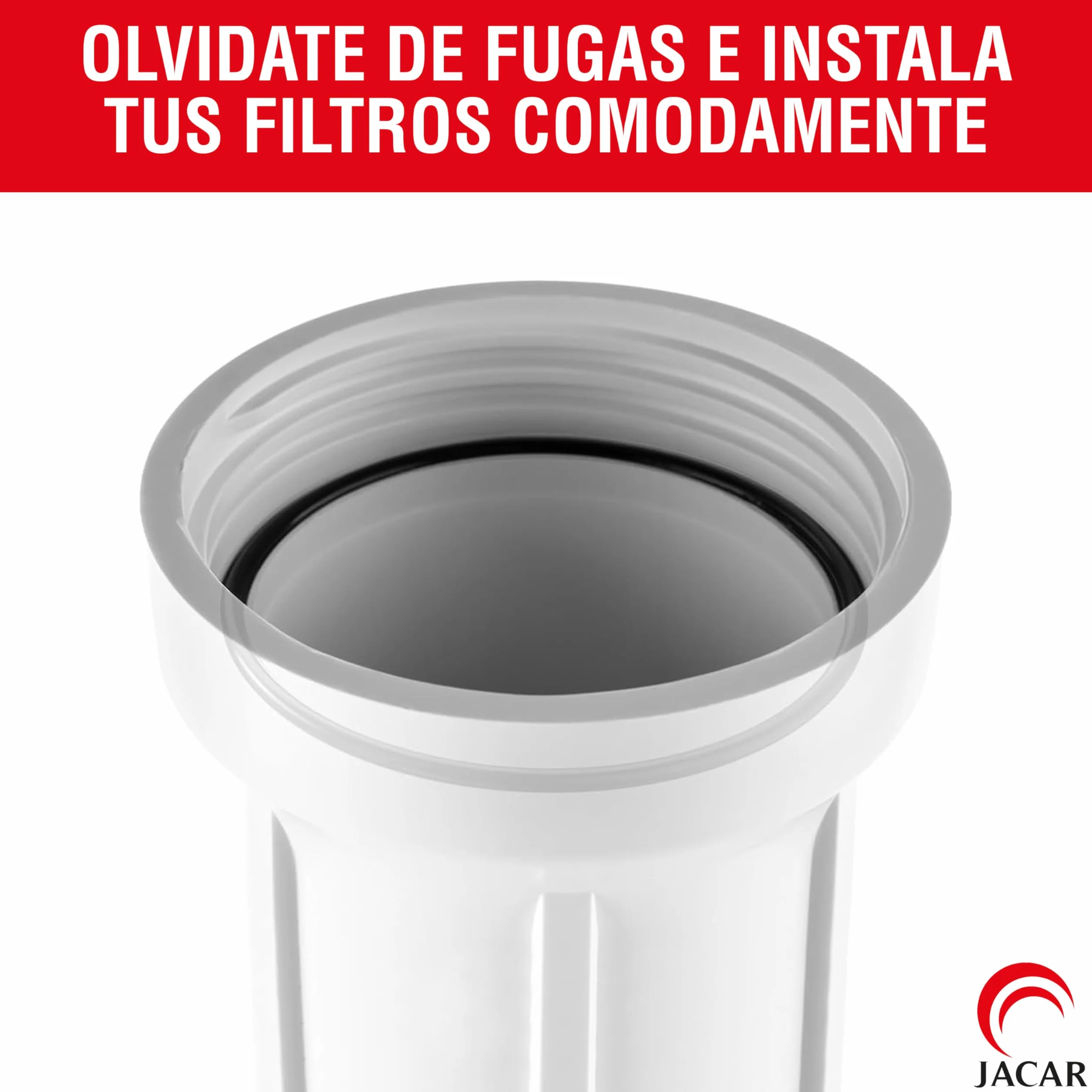 JACAR Kit de 3 Juntas Toricas para Vasos de Osmosis Inversa 5 Etapas, Compatible