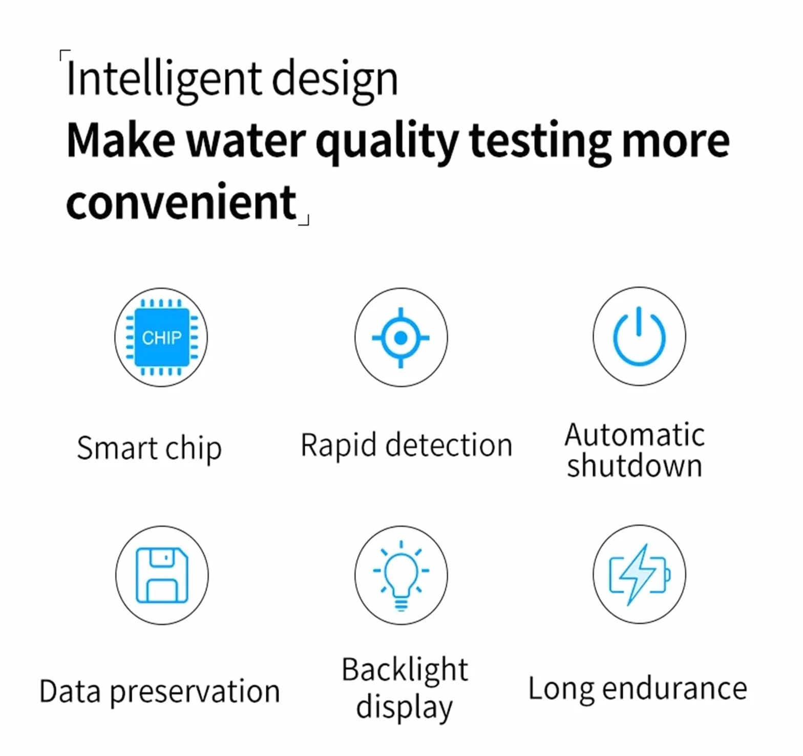 Medidor de turbidez digital portátil 0.00-1000 NTU para pruebas de calidad del agua