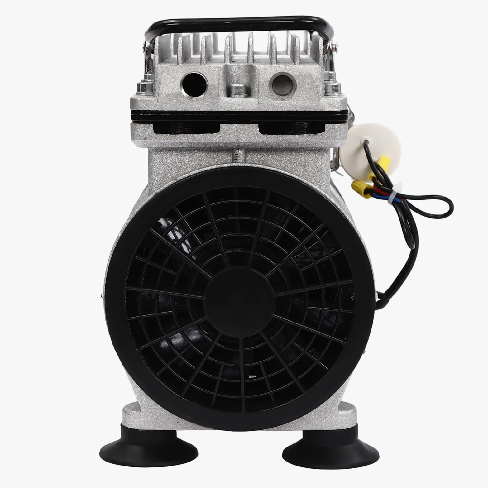 Bomba de vacío, 550 W, 1400 rpm, bomba de vacío sin aceite, con silenciador, 8 bar, 120 l/min, bomba de presión de laboratorio, para experimentos de estanqueidad de gas, procesamiento de alimentos