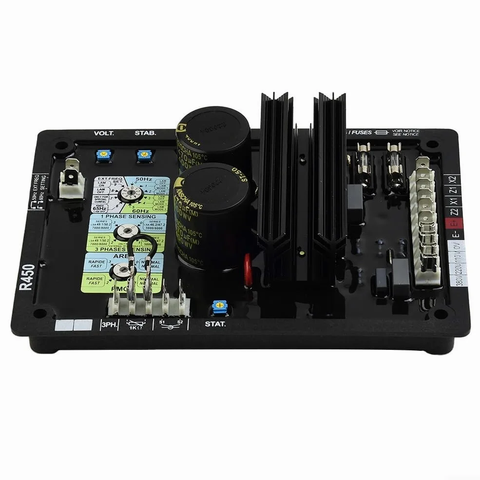 Regulador de voltaje automático AVR R450 para generador Leroy Somer, compatible con alternadores LSA 46.2 47.2 49.1 50.2, pieza de repuesto de módulo de control industrial