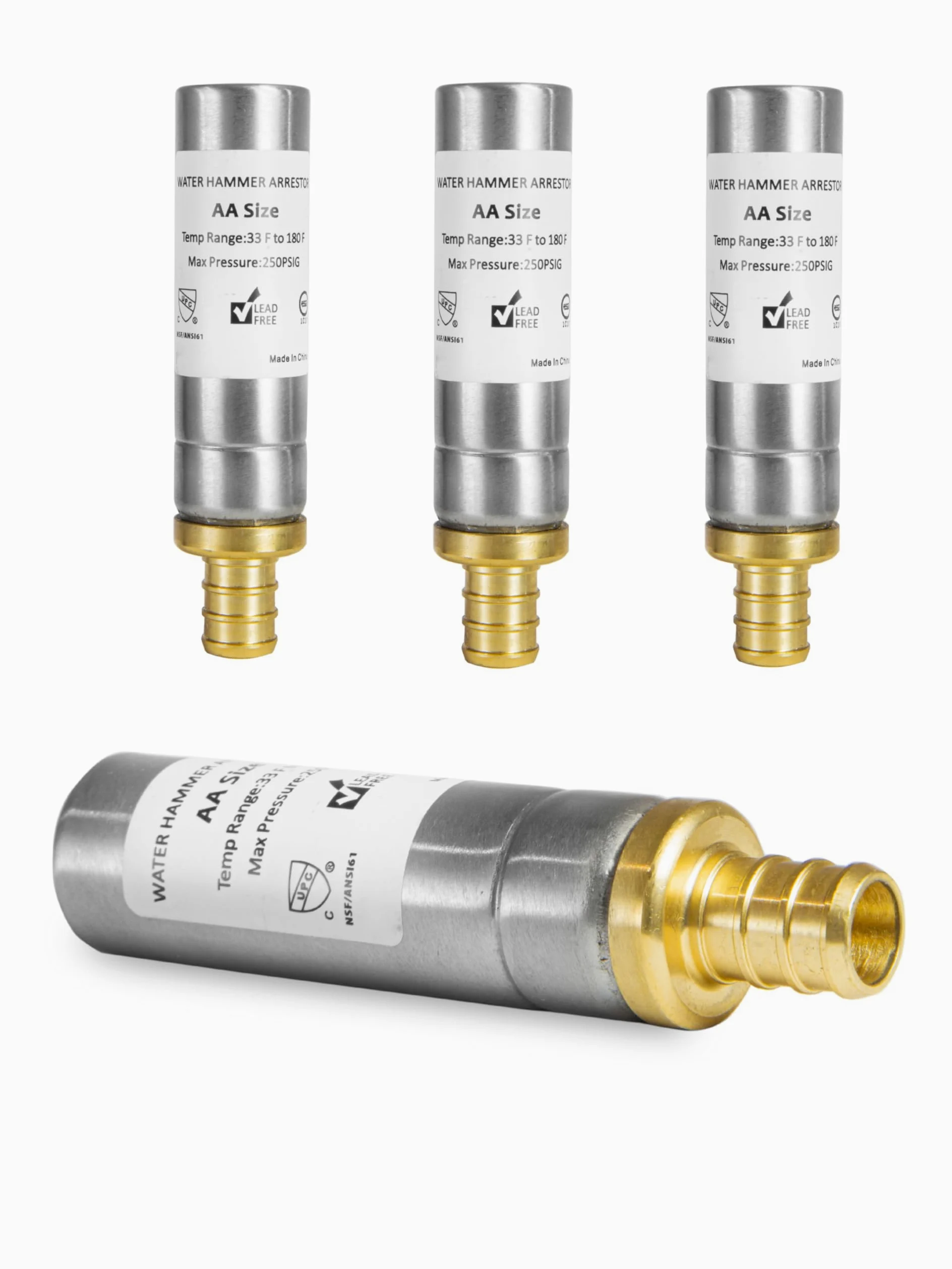 EFIELD MH-111-1, conexión de crimpado Pex recta de 1/2 pulgada F1807 de acero inoxidable para aplicación de fontanería de agua potable