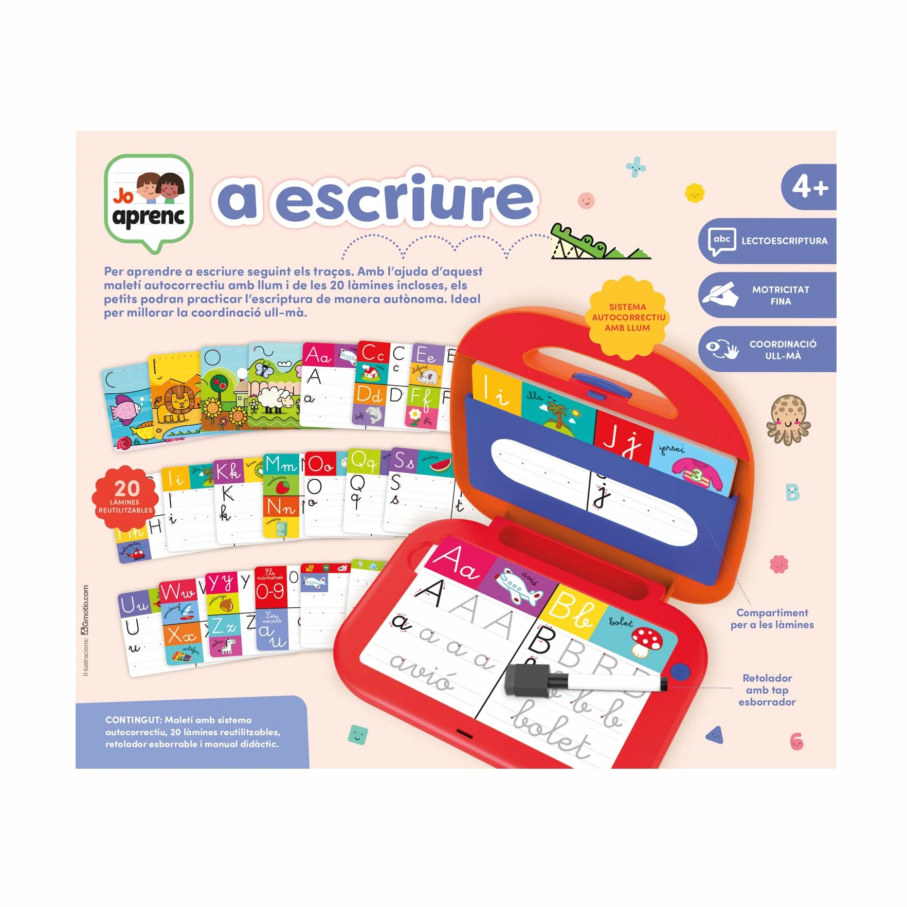 Diset Jo Aprenc a Escriure Joc Educatiu per Nens a Partir de 4 Anys