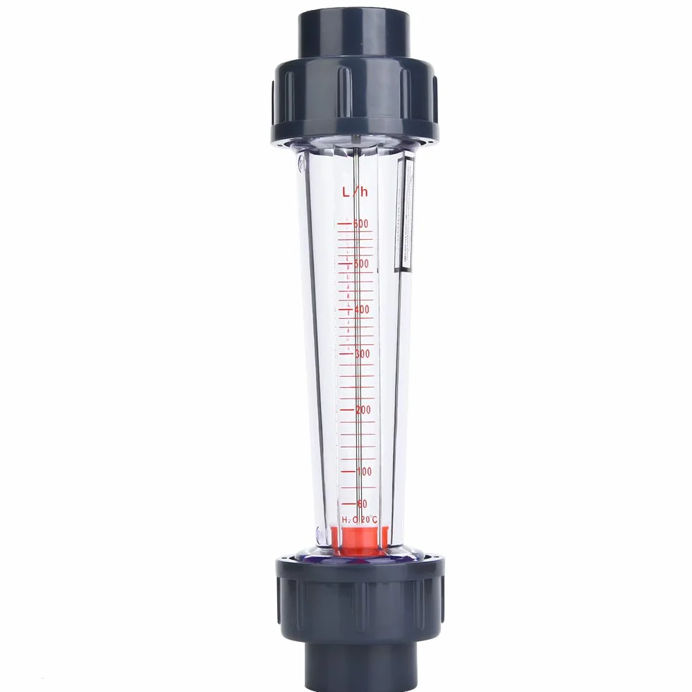 Medidor de flujo líquido LZS-25 D 60-600L/H ABS plástico alta precisión