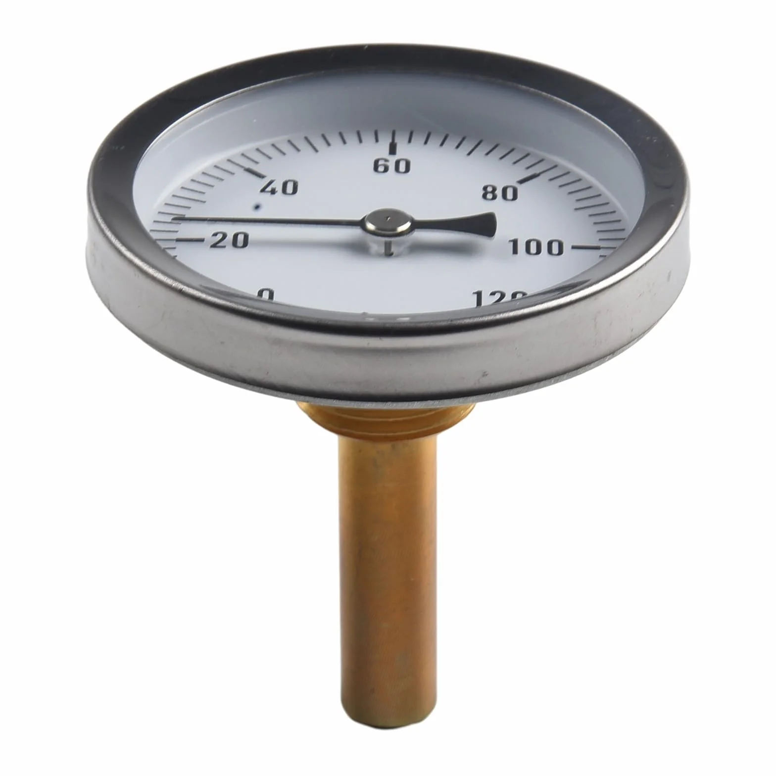 Medidor de diámetro 63 mm termómetro DIAL 0-120 °C para tanque aceite calefacción tubería agua caliente