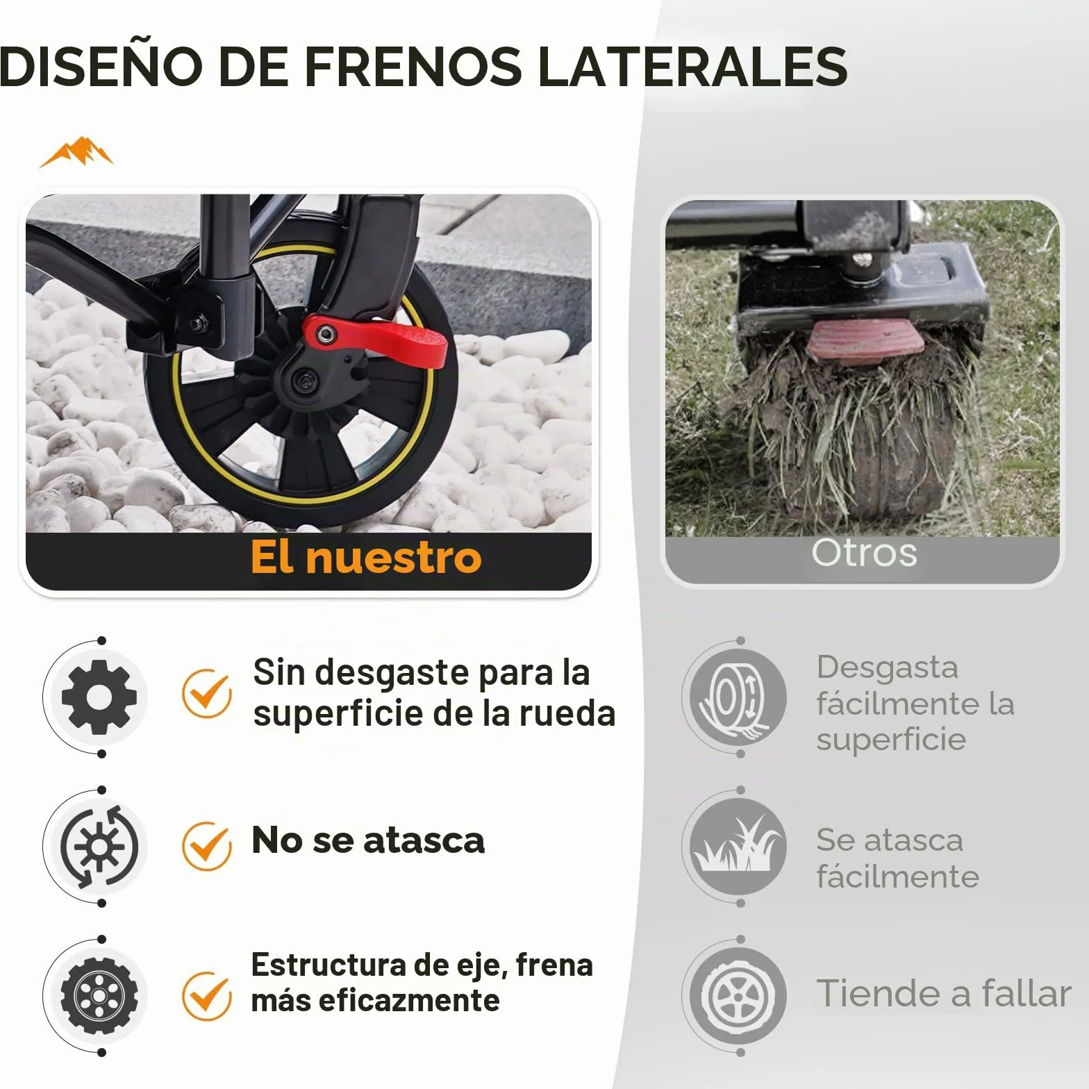 Portal Carrito de festival con ruedas, carrito de camping con frenos, carro de playa resistente, plegable, para picnic, jardín, eventos, utilidad, mascotas, 200 L