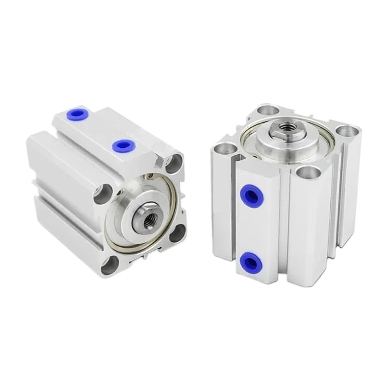 Doble efecto del cilindro neumático fino compacto de la aleación aluminio serie SDA | Storke 30mm,Bore 63mm
