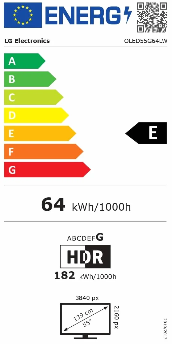 LG OLED55G64LW - TV 55", 4K OLED EVO AI G6, Smart TV, WebOS 26, Procesador α11 AI Gen3, VRR 165Hz, Reflection Free Premium Sin Reflejos, Dolby Vision y Atmos, Gris Oscuro Titán